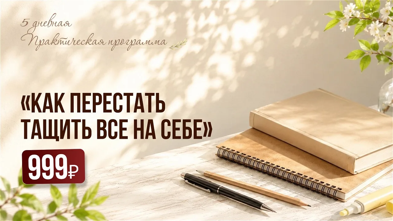 Вопросы по поводу мини-курса «Как перестать тащить все на себе» не утихают. Поэтому этим постом я по