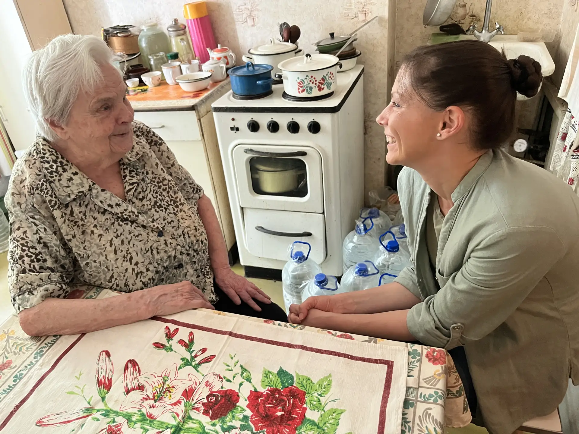 Мы навестили в Донецке одинокую пенсионерку Марию Ивановну Прилепскую, которой в следую...