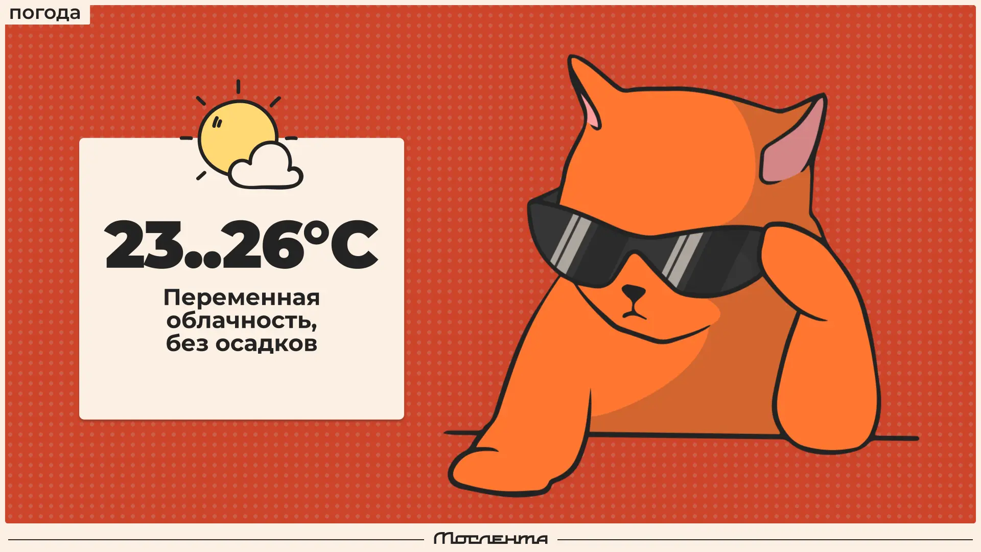 ☀️ Доброго утра четверга, москвичи!