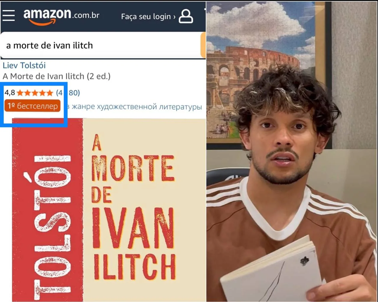 🇧🇷📚 Игрок Атлетико сделал книгу Толстого самой продаваемой в Бразилии: 32-летний Ска...