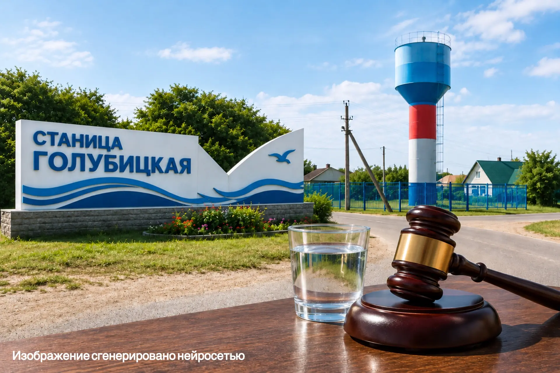 Суд обязал обеспечить жителей станицы Голубицкой питьевой водой надлежащего качества