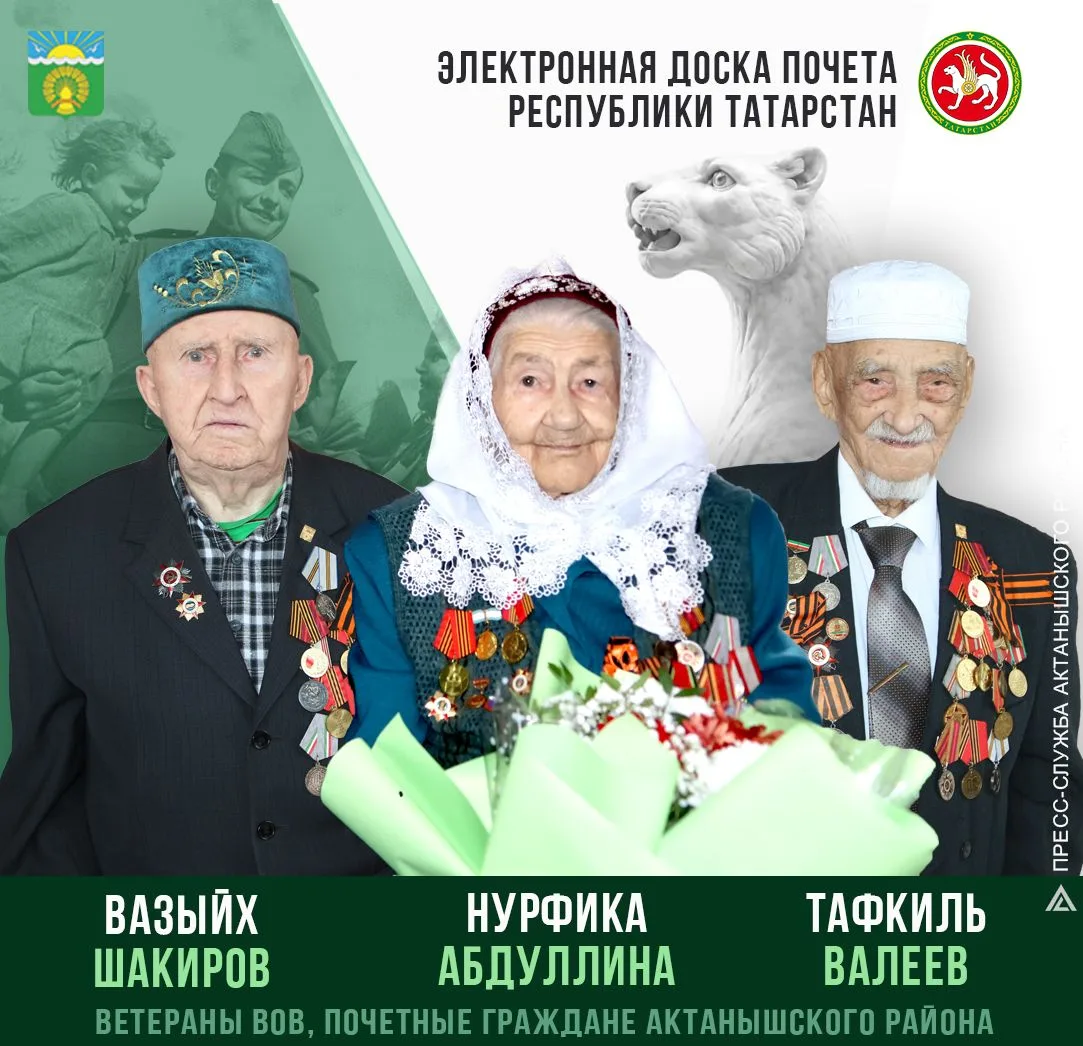 На Электронной доске почета Республики Татарстан, инициированного Раисом РТ Рустамом Ну...