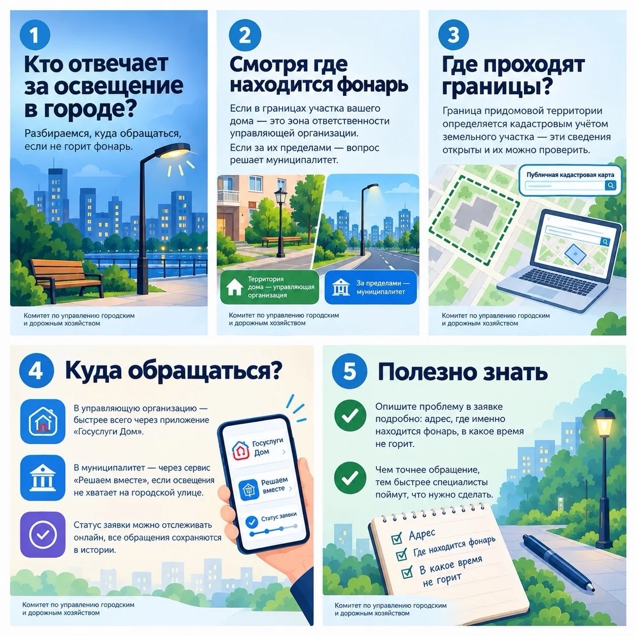 💡 Кто отвечает за освещение в городе? Разбираемся.