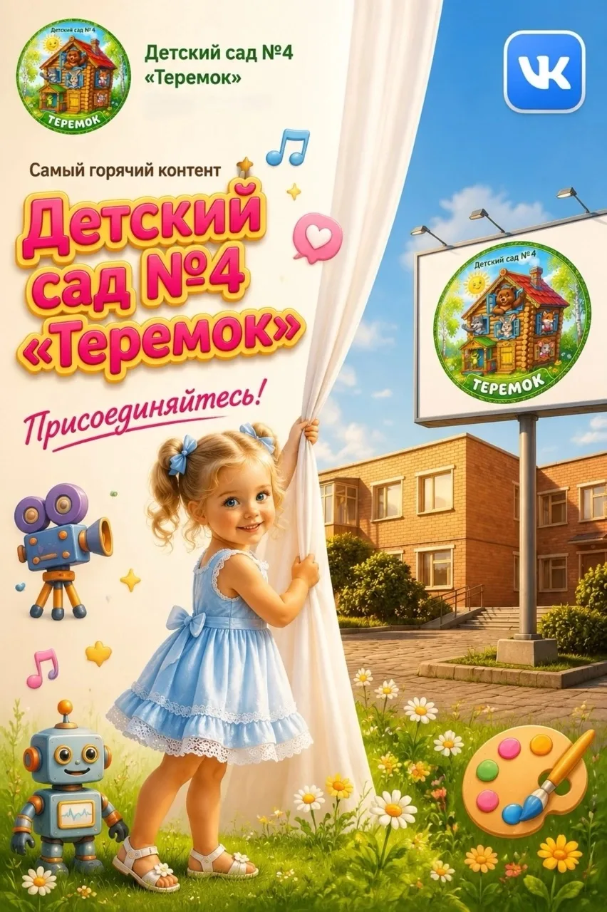 🎈 Присоединяйтесь к группе нашего детского сада ВКонтакте!