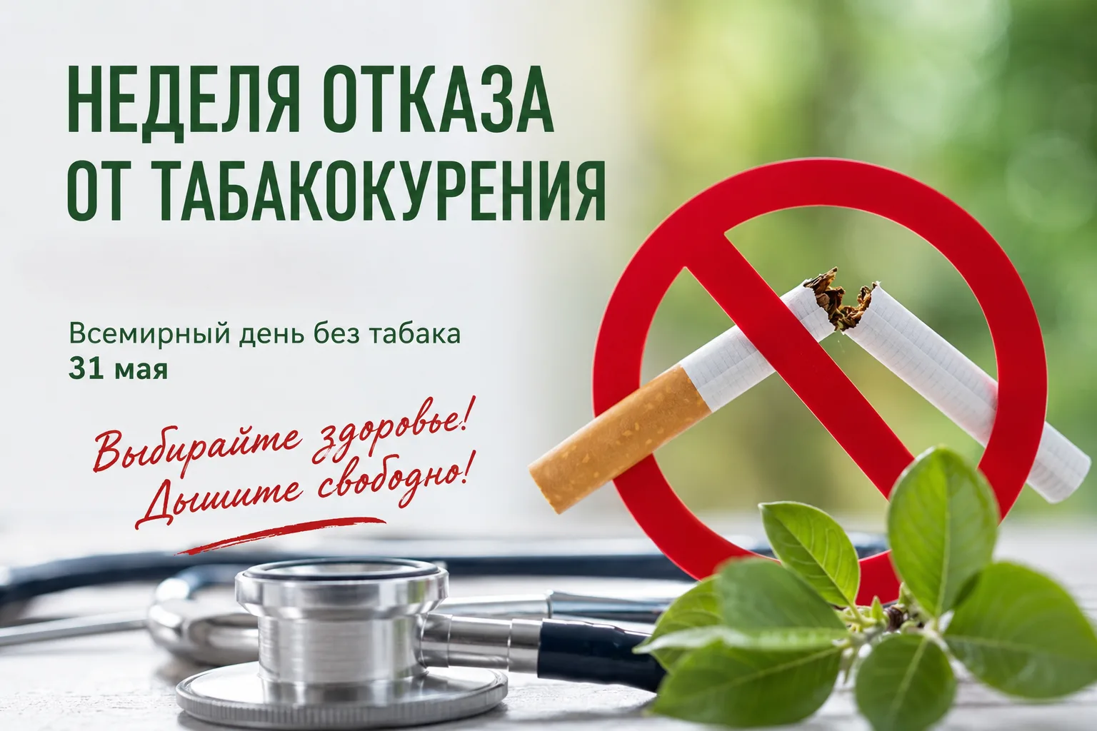 Понедельник — день тяжелый, но идеальный для перемен. 🚀Сегодня стартует наша #НеделяБезТабака.
Если