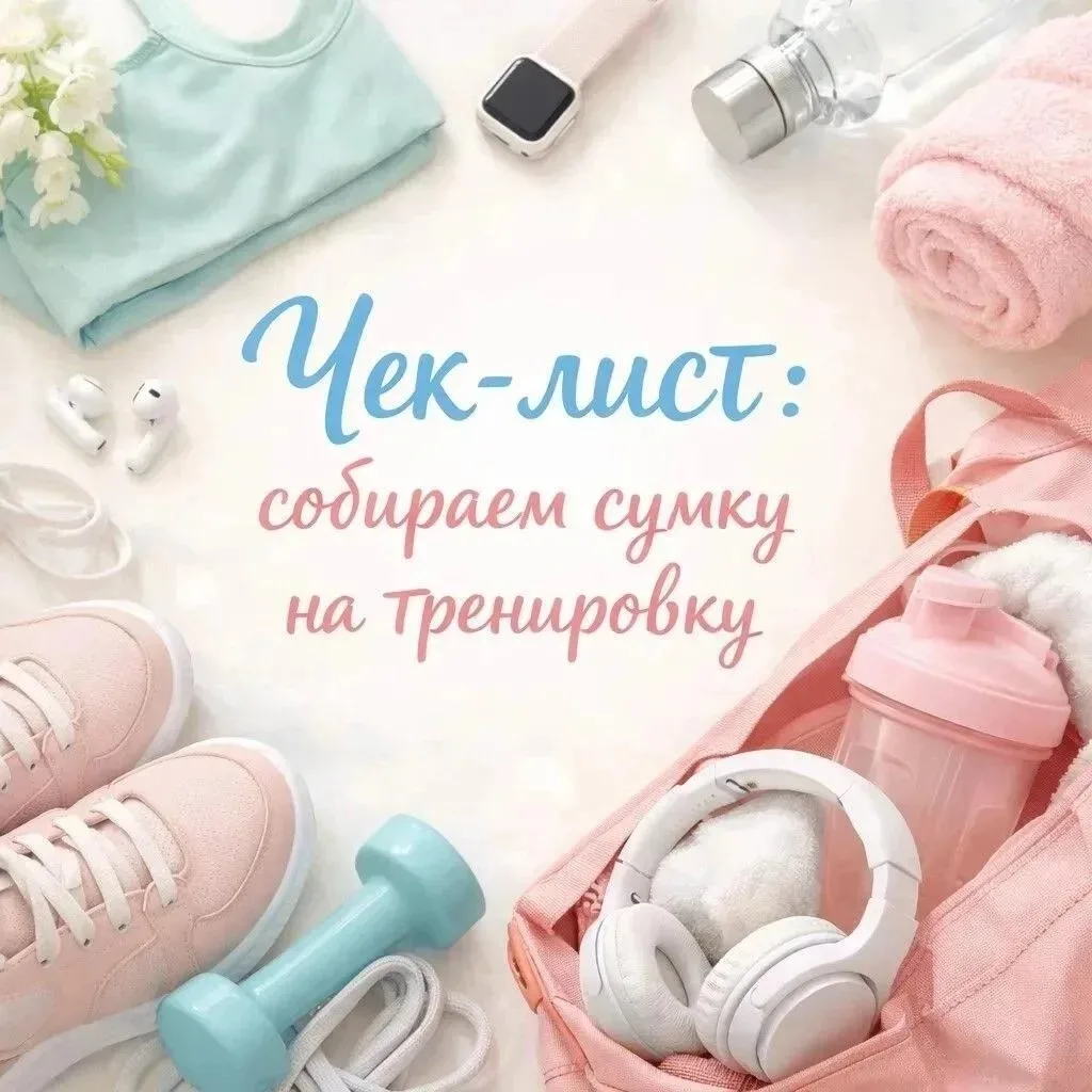 🎒 Чек-лист: собираем сумку на тренировку