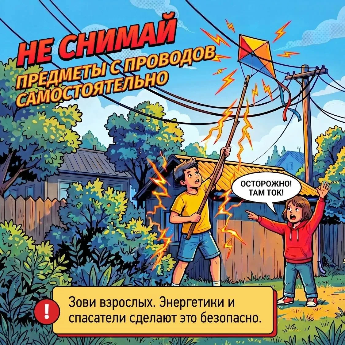🛑Соблюдайте основные правила электробезопасности!