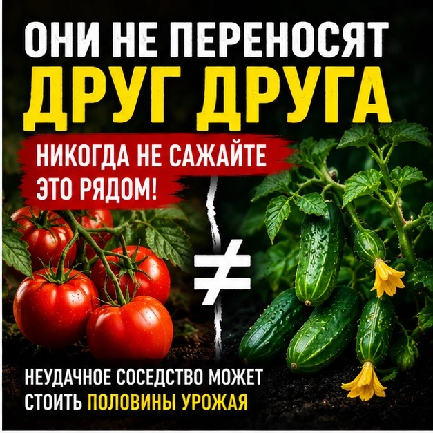 Никогда не сажайте это рядом