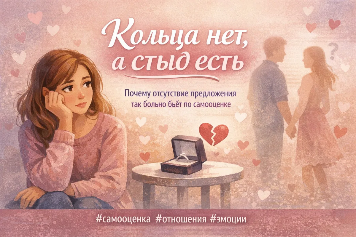 Самое неприятное в долгих отношениях без статуса - даже не молчание мужчины.