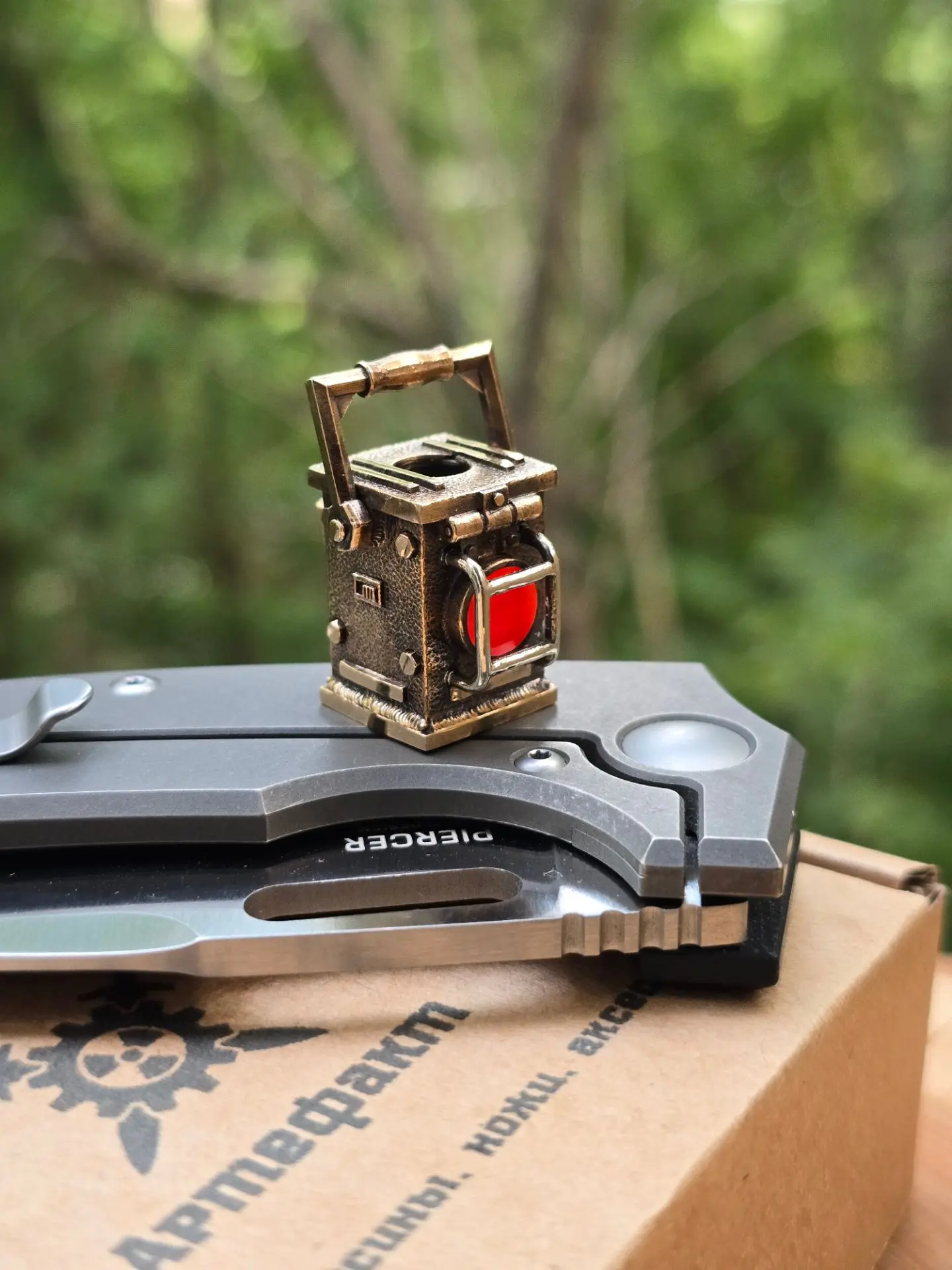 Темлячная бусина "Фонарь м.3"
