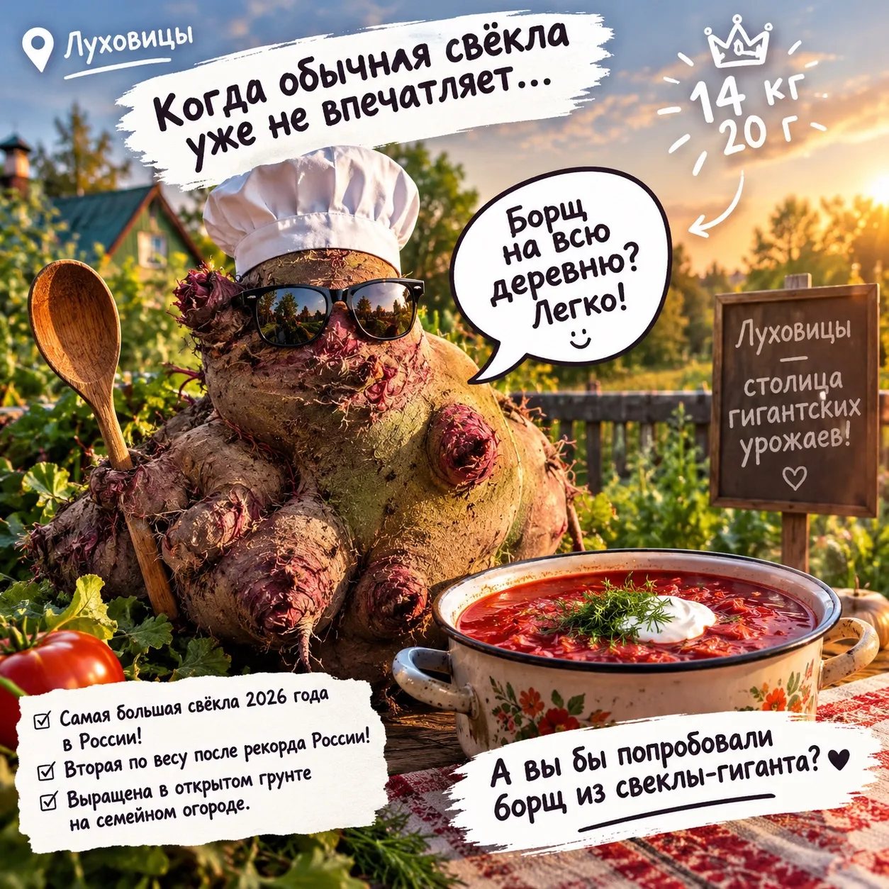 🫜 Луховицкая свёкла —  это вам не шутки!