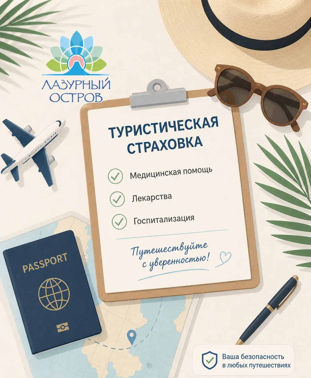 Всё о туристической страховке простыми словами