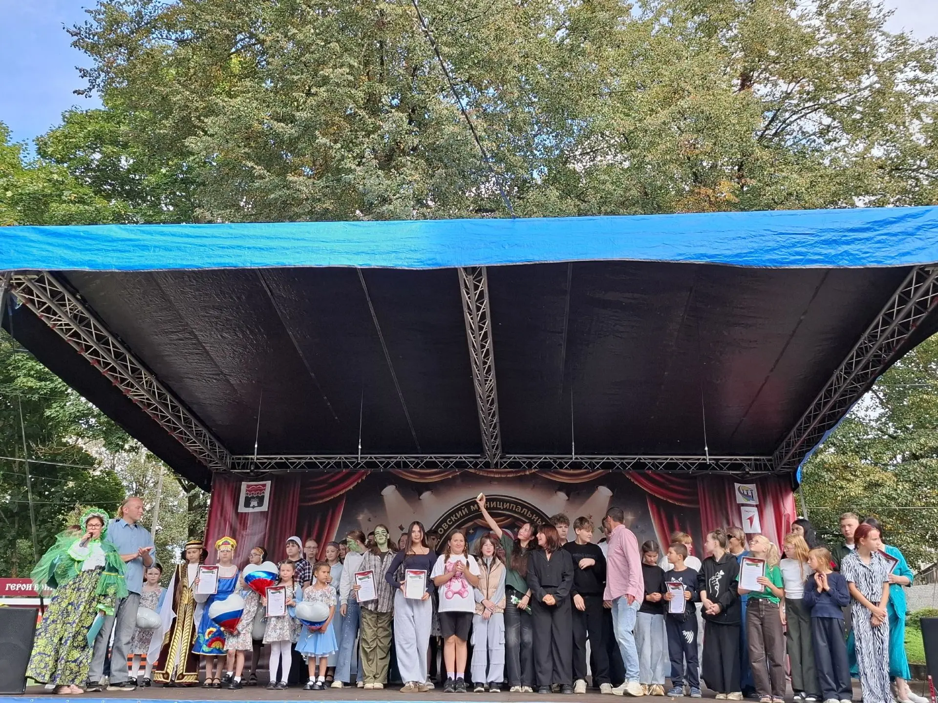 В Спировском округе состоялся первый муниципальный фестиваль детско-юношеских любительс...
