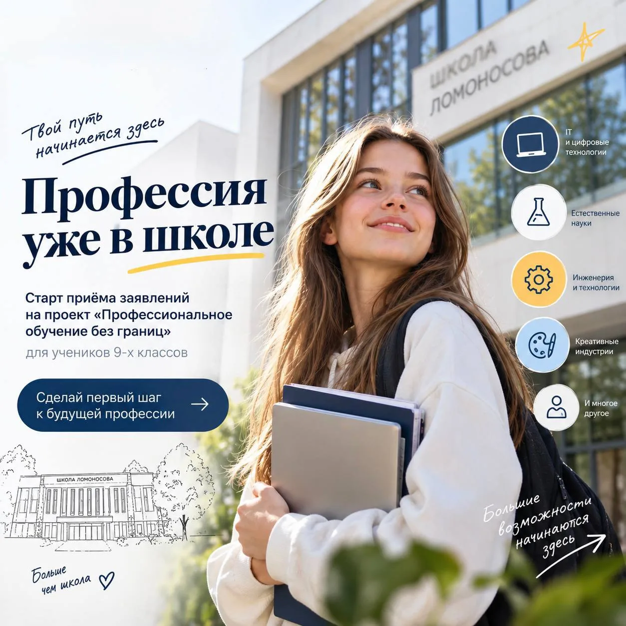 Профессия — ещё в школе: старт через 3 дня!