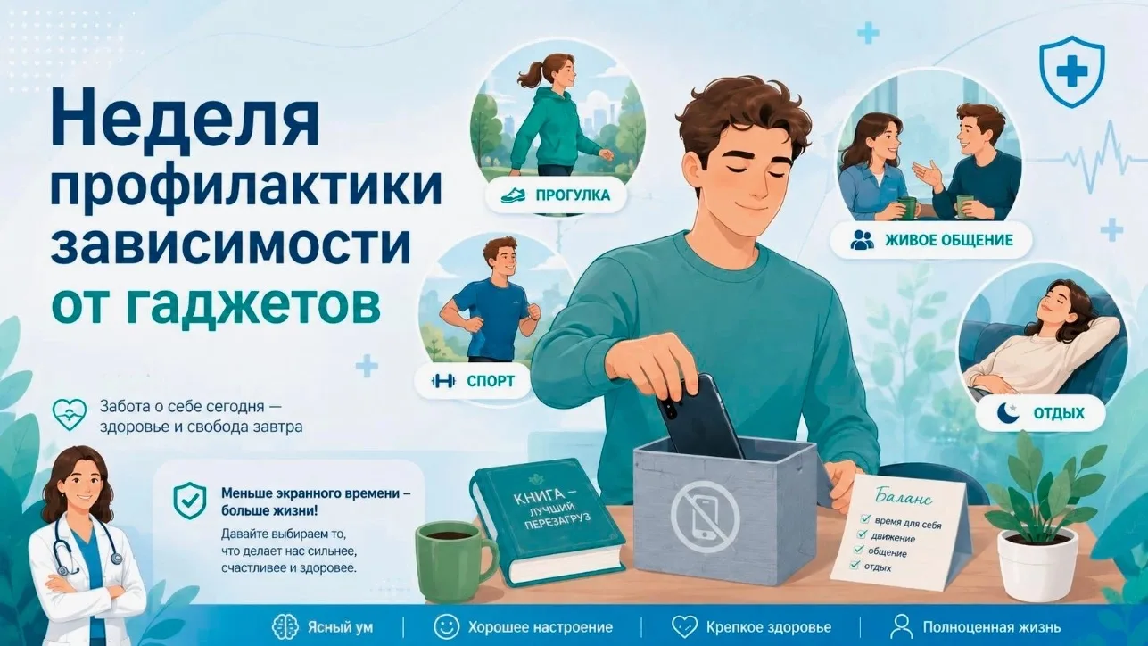 15 – 21 июня Неделя профилактики зависимости от гаджетов📱