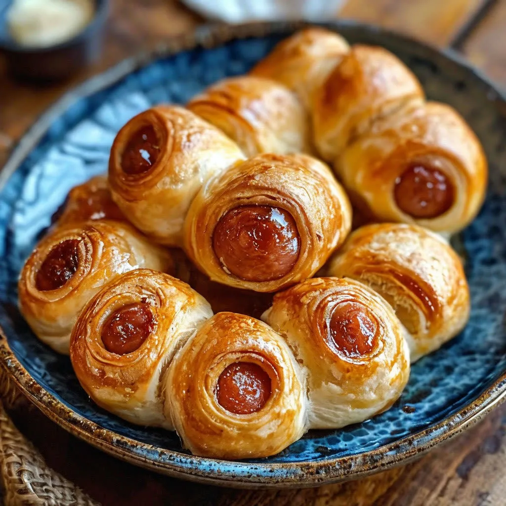 🍽️ Сегодня мы поделимся с вами идеальным рецептом сосисок в тесте! Хрустящее тесто и с...
