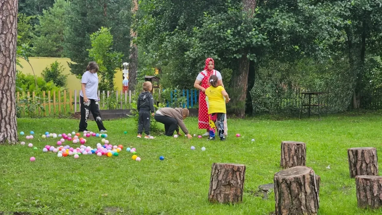 🌿💚 В парке им. Гагарина прошел праздник для детей из семей наших защитников - участни...