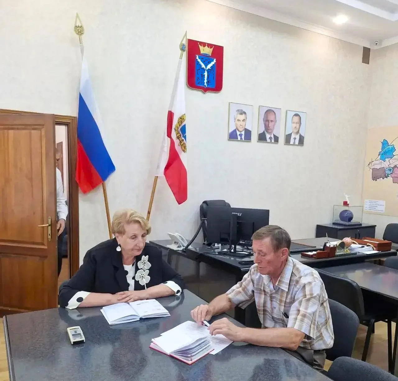 Выездная встреча в Пугачёвском районе