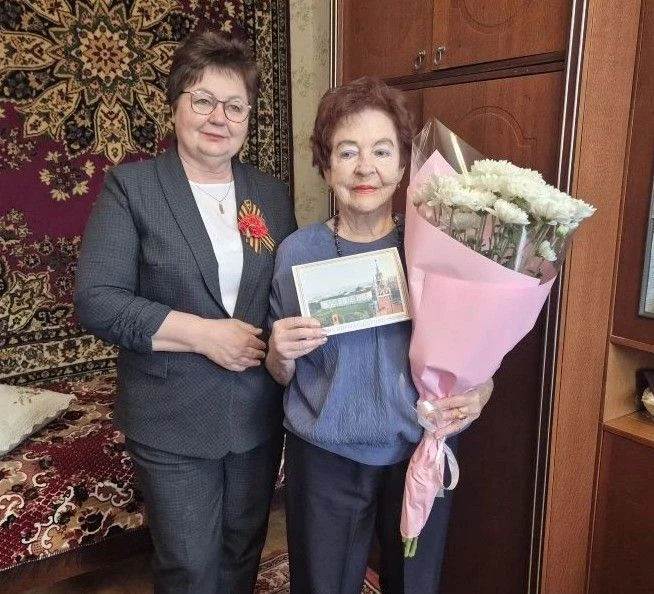🔹95-летний юбилей ветерана Великой Отечественной войны Исакадзе Александры Евсеевны.