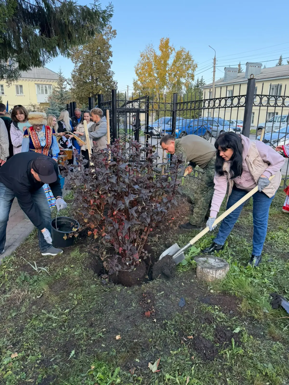 🌳 Лейсан Измайлова приняла участие в высадке деревьев в рамках акции «Зеленая Башкирия»