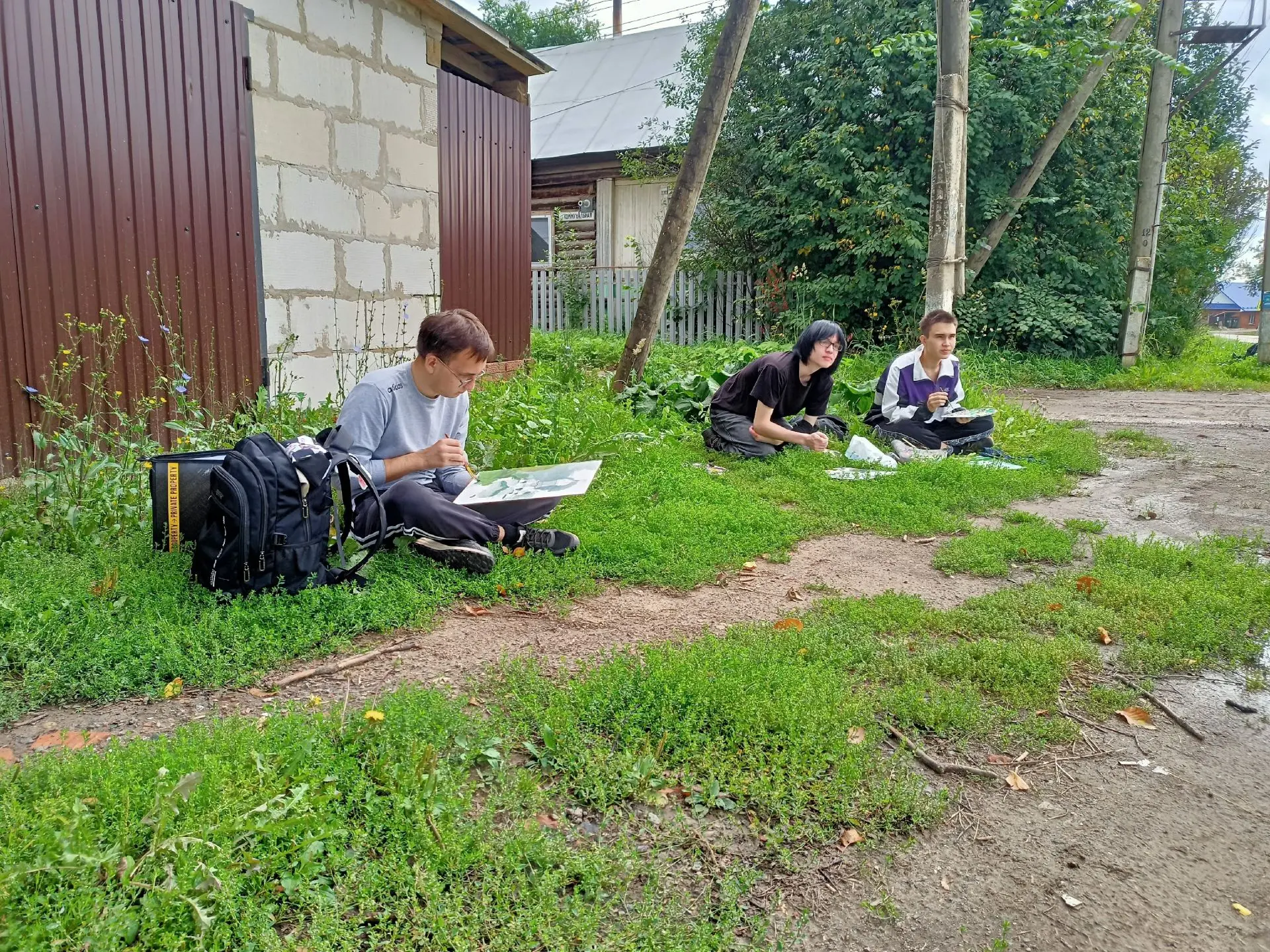 Второй день пленера — в полном разгаре! 🎨