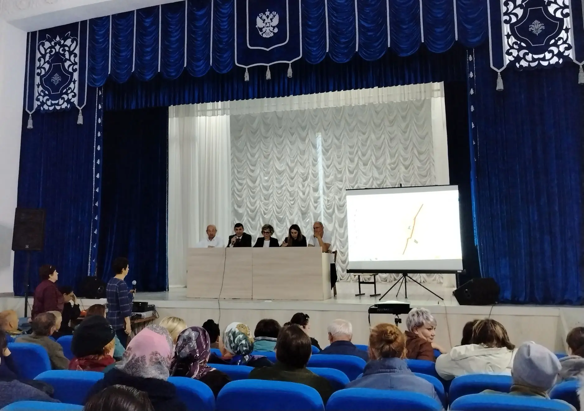 📢 Сегодня в зрительном зале СДК ст. Исправной состоялись публичные слушания  проект из...