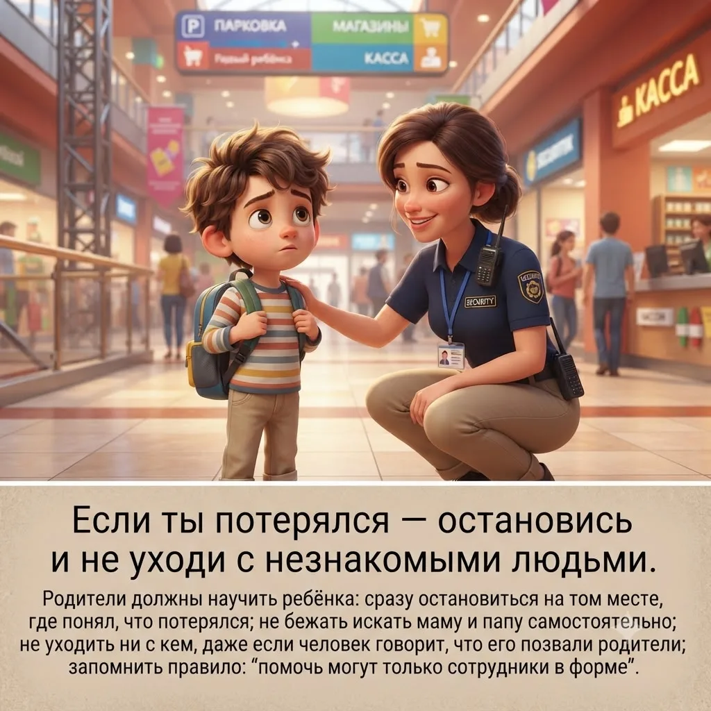 ЧТО ДЕЛАТЬ, ЕСЛИ РЕБЁНОК ПОТЕРЯЛСЯ: 6 ПРОСТЫХ ПРАВИЛ 🎉✨