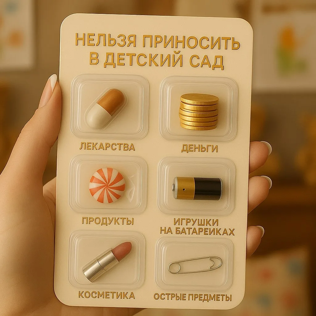 🖇Для родителей Что нельзя приносить в детский сад