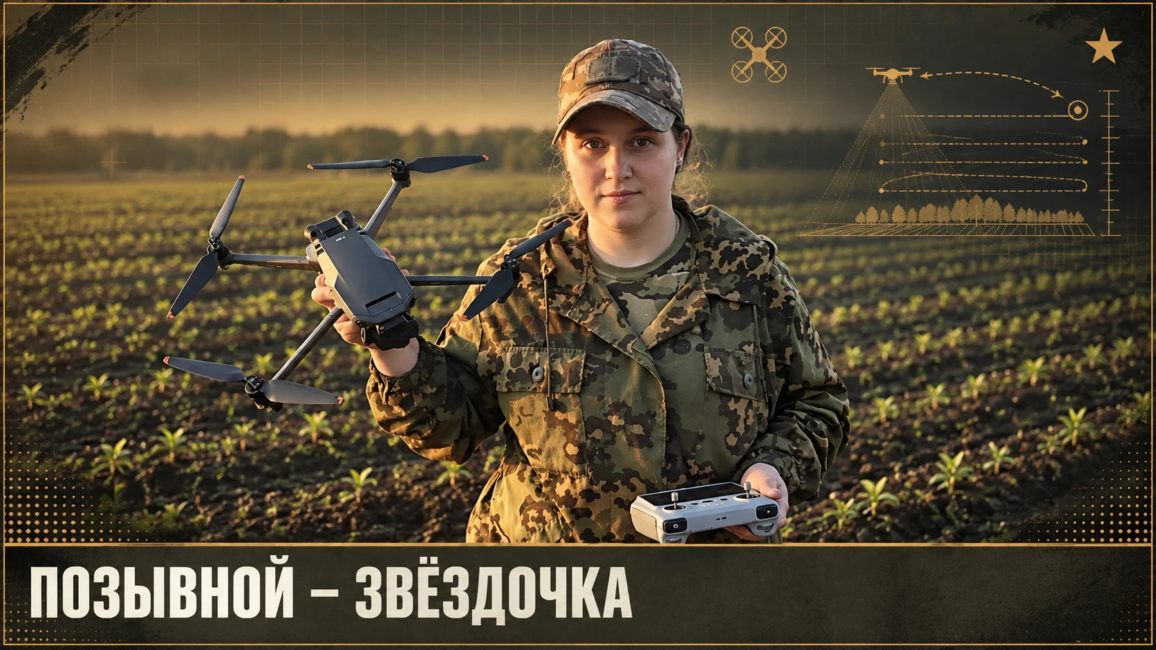 Дочь полка - теперь оператор дрона: Путь сержанта Звёздочки