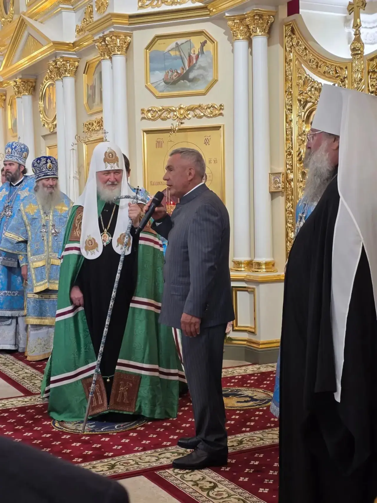В день обретения Казанской иконы Божией Матери, принял участие в великом освящении восс...