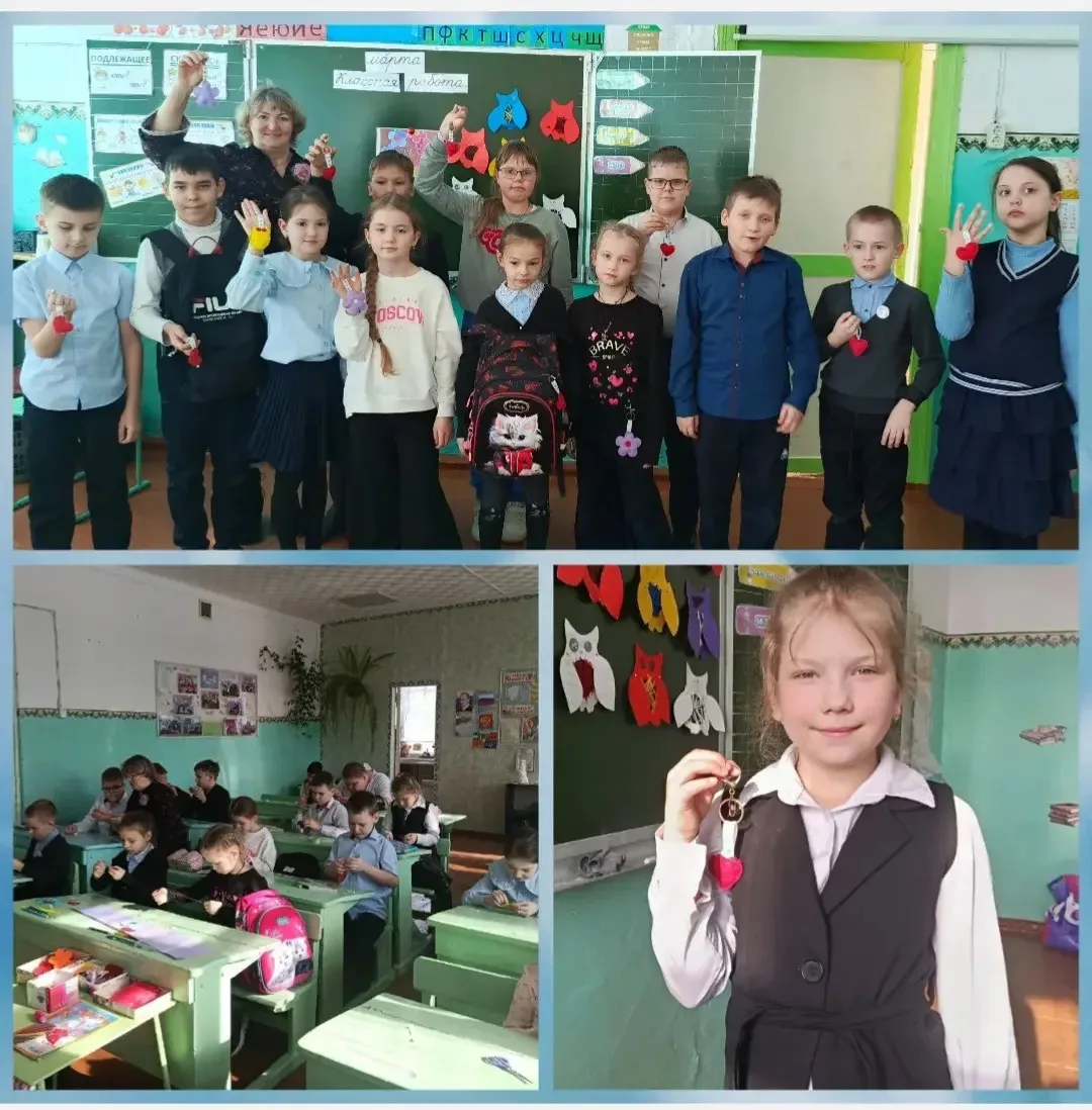 5 марта на базе МКОУ ОУ СОШ√16 прошёл мастер-класс "Брелок из фетра".