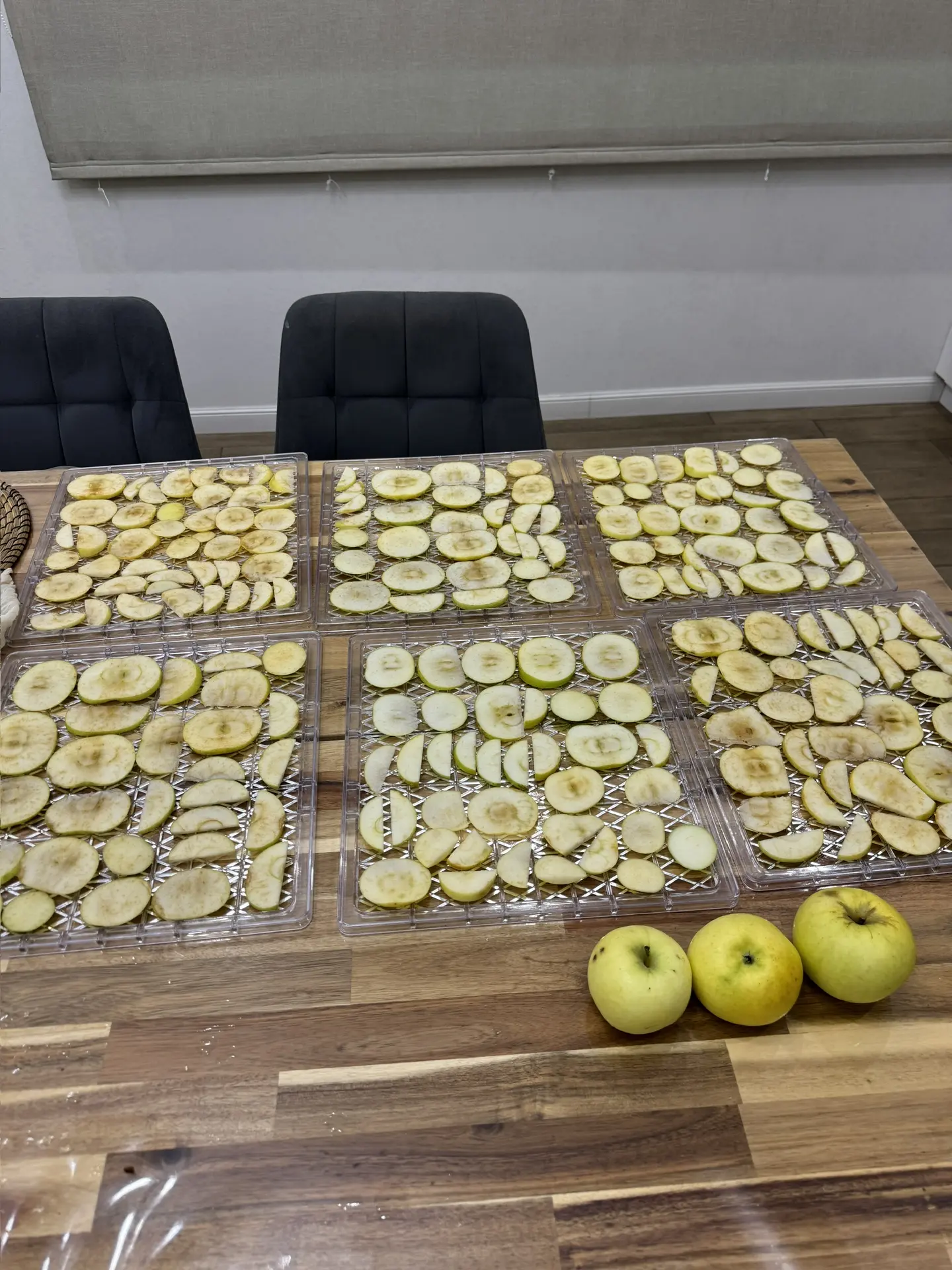 Сушёные яблочки вместо конфет!🍏🍎