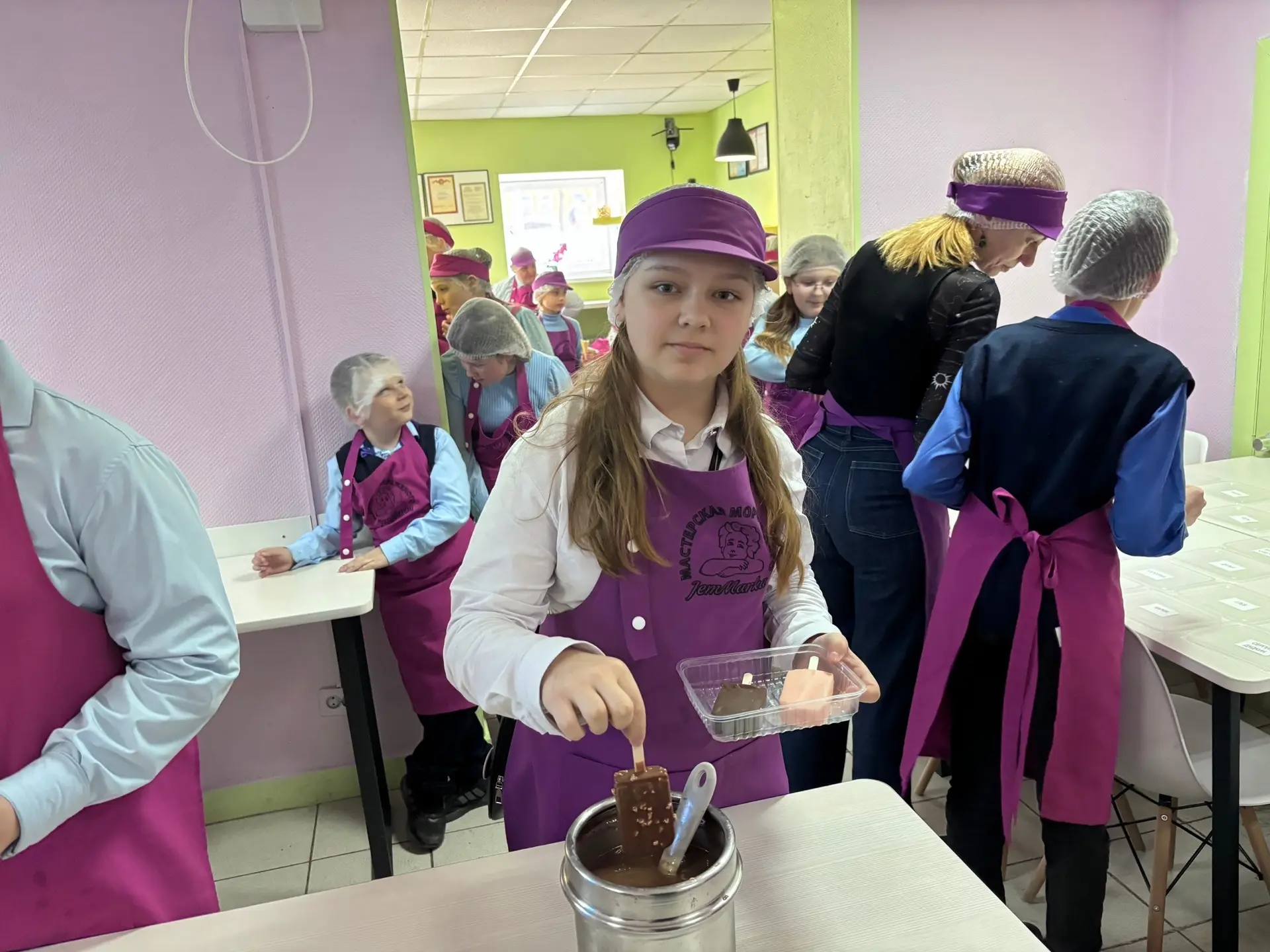 🍨✨Обучающиеся школы посетили мастерскую мороженого «JemMarka”🍨🍦