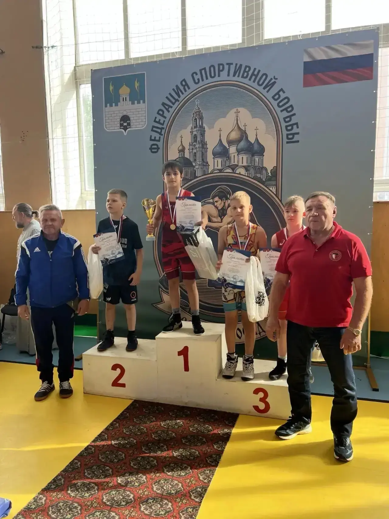 01.06.2026 в г.Сергиев-Посад прошел межрегиональный турнир по греко-римской борьбе, посвященный праз
