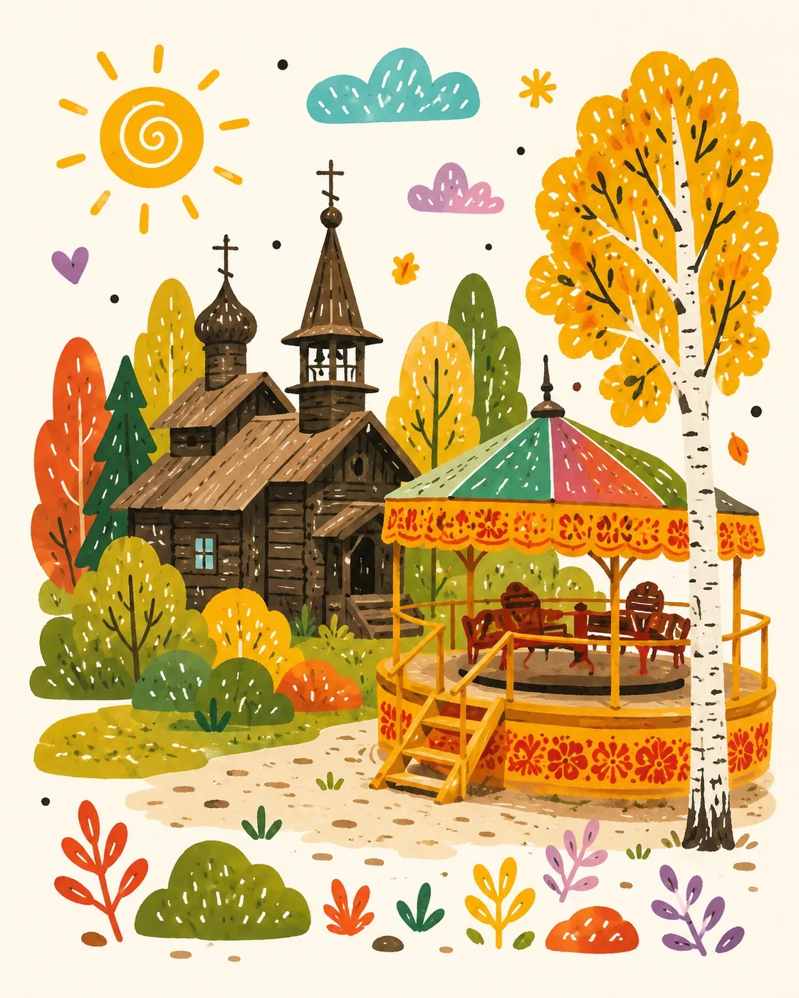 Нарисуй мне небо, нарисуй мне дождь… 🎨

Как пелось во всем известной песне, а мы нарисовали достопр