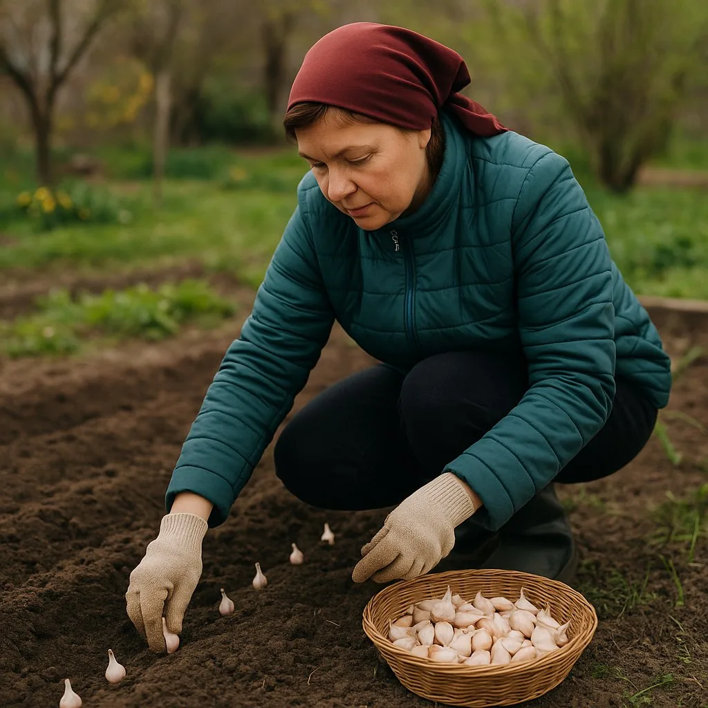 🧄 Посадка чеснока под зиму — мой проверенный способ
