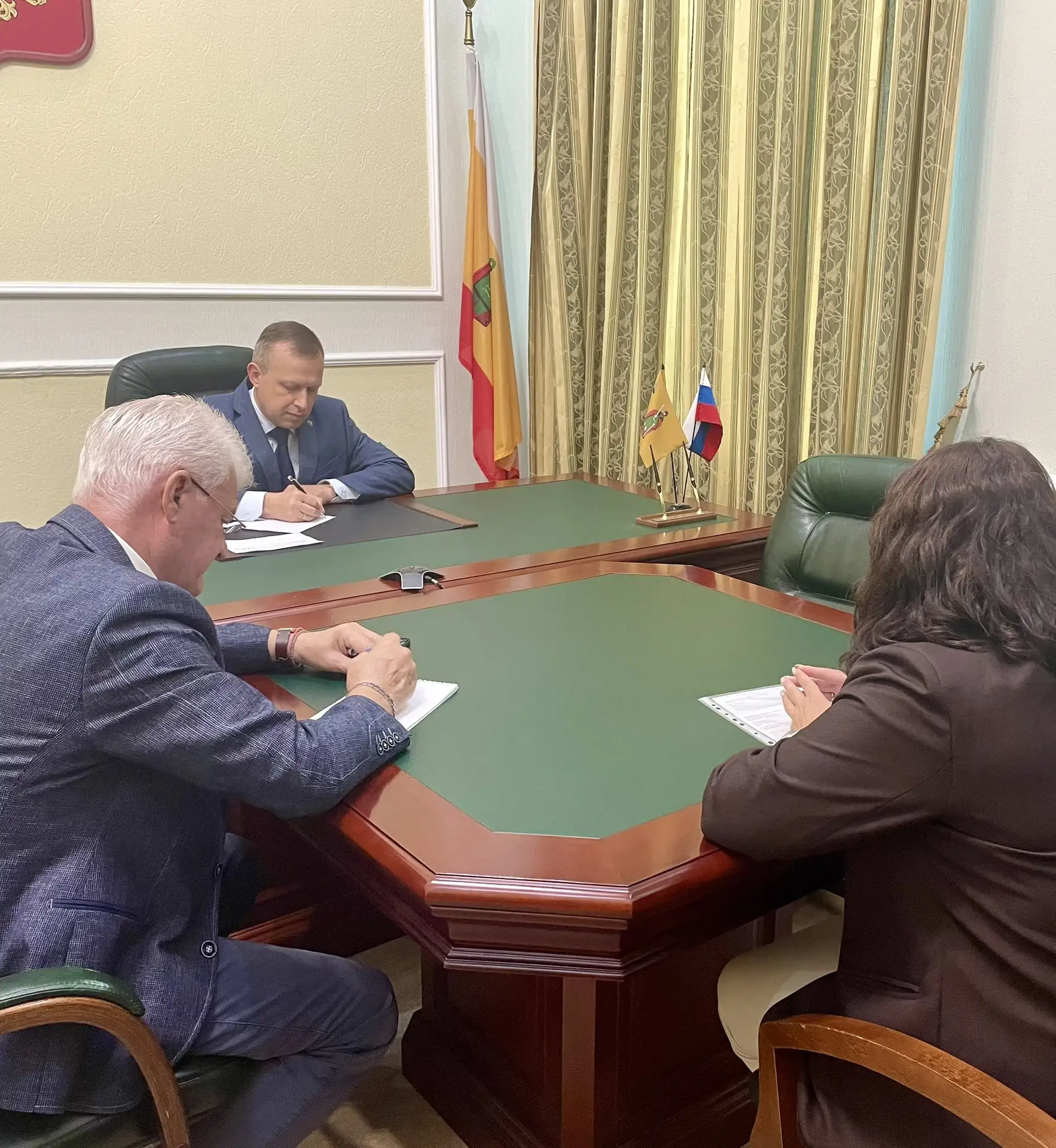 Руководитель Управления Федерального казначейства по Рязанской области Александр Панков...
