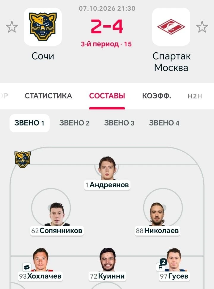 Гусев: хорош, но пока Сочи