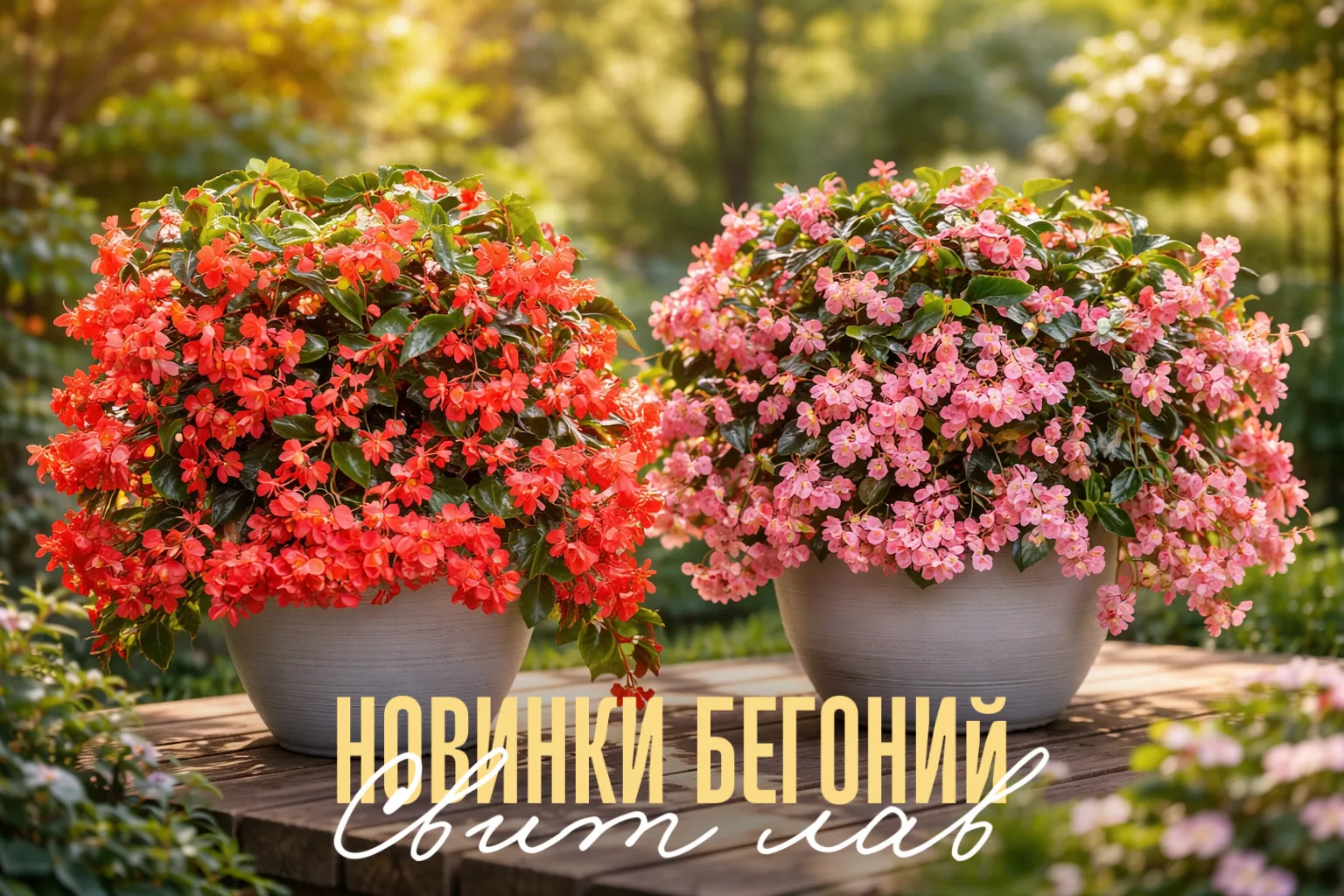 🆕 Новинка сезона — Бегонии «Свит Лав»  Этих красоток мы ждали особенно долго — и наконец готовы пред