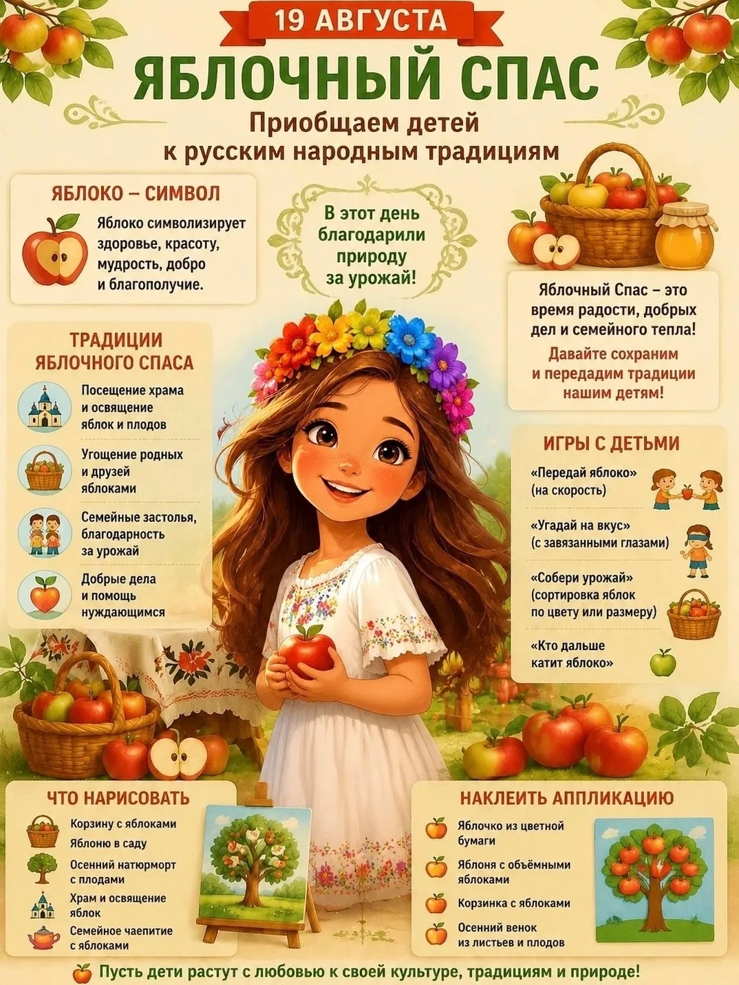 С Яблочным Спасом! С Преображением Господним! 🍎
