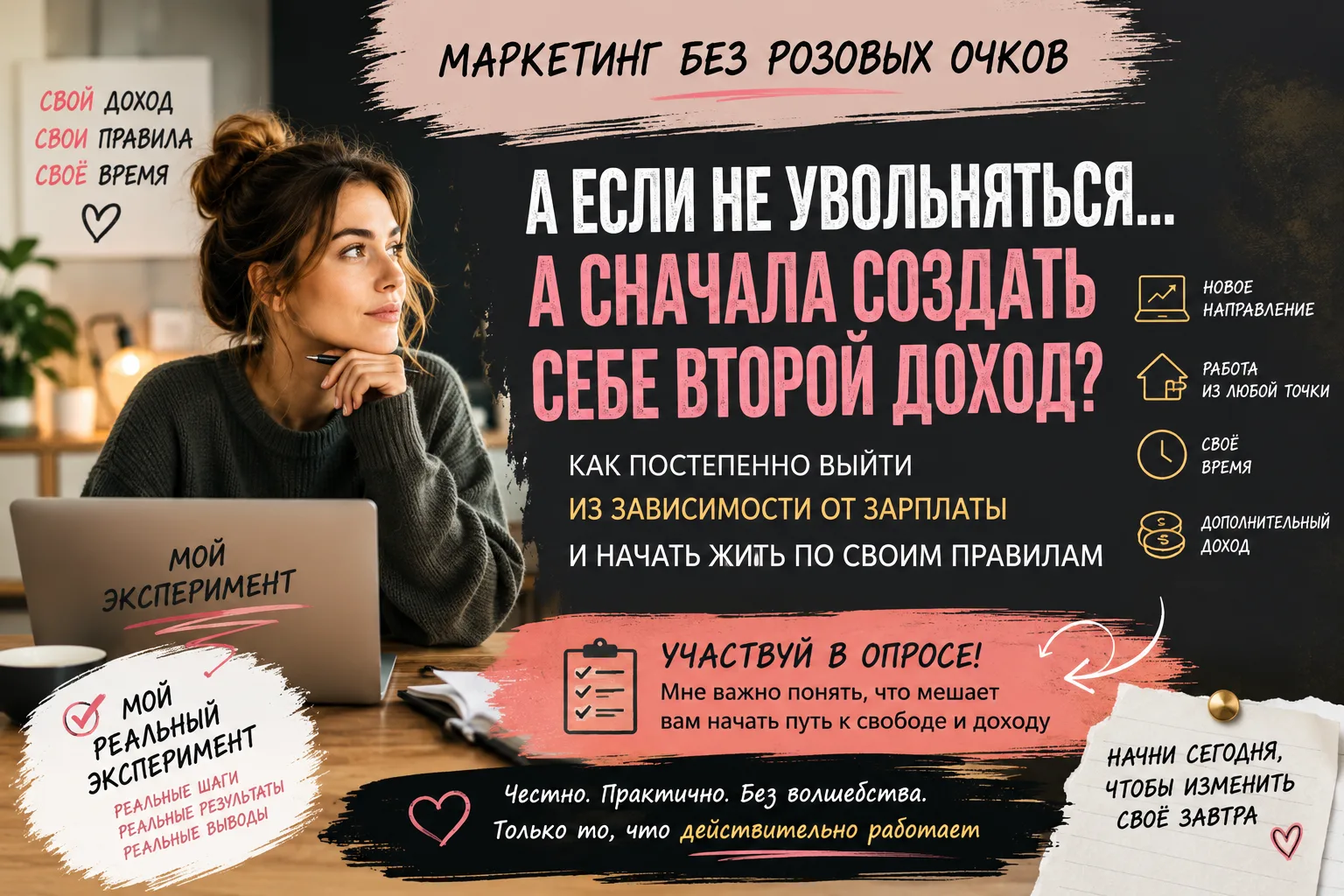 А если не увольняться… а сначала перестать от неё зависеть?