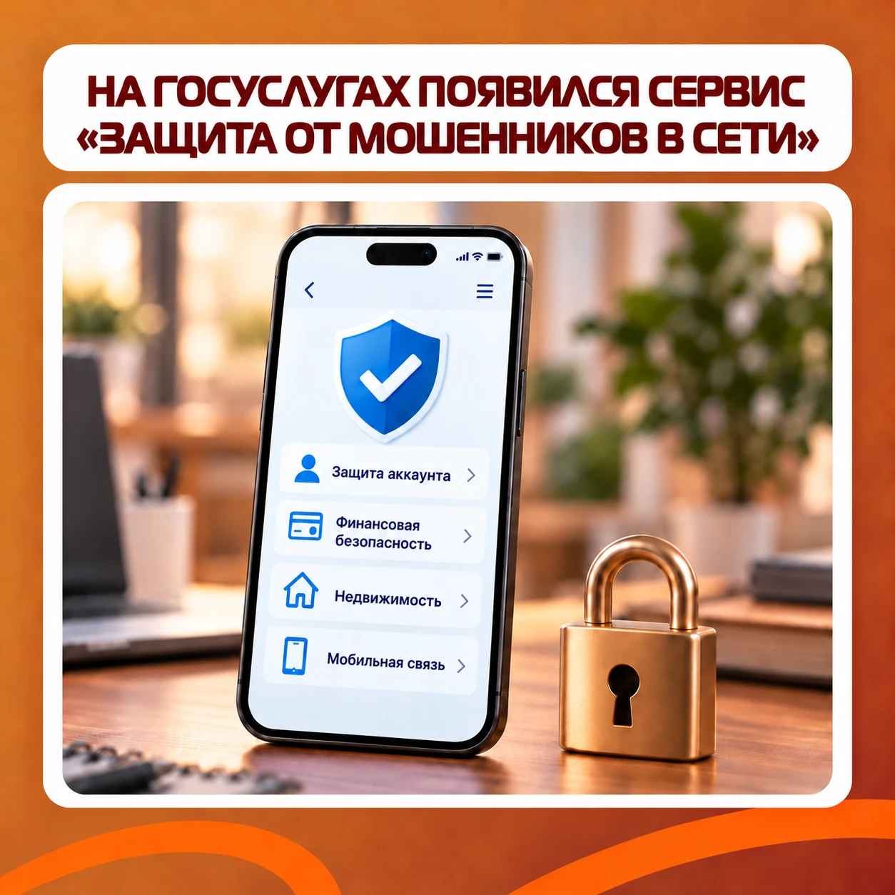 🛡 На Госуслугах появился сервис «Защита от мошенников в сети»
