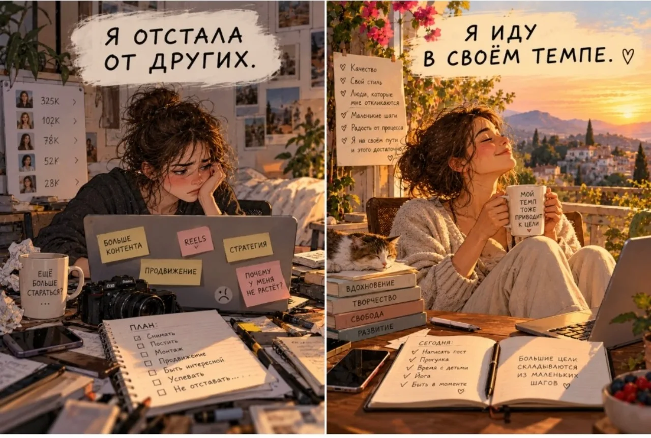 Доброе утро, а это тоже в тему прошлых мыслей, как часто мы гонимся за результатами дру...