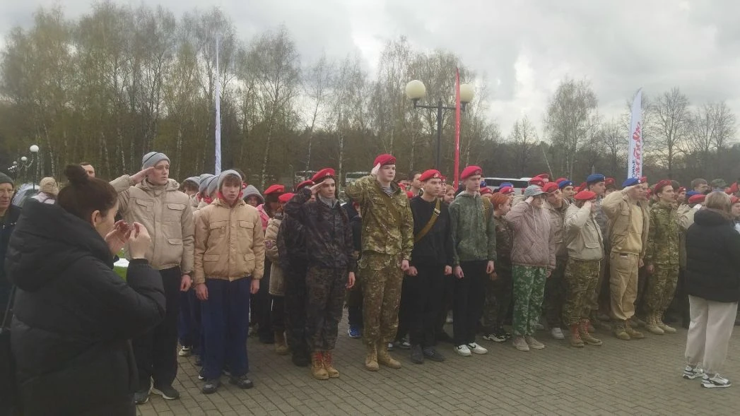 30 апреля 2026г. сводный отряд "Боец" ВВПОД Юнармия г.о.Жуковский во главе с начальником штаба ВВПОД