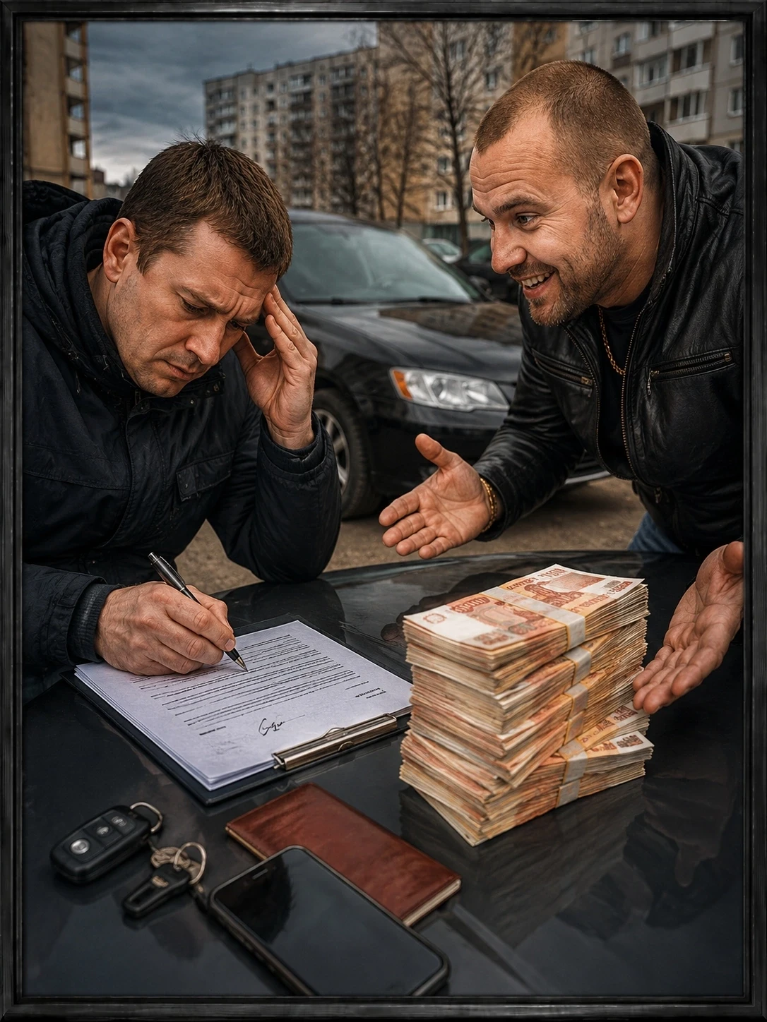 В договоре 250 тысяч, на руки два миллиона