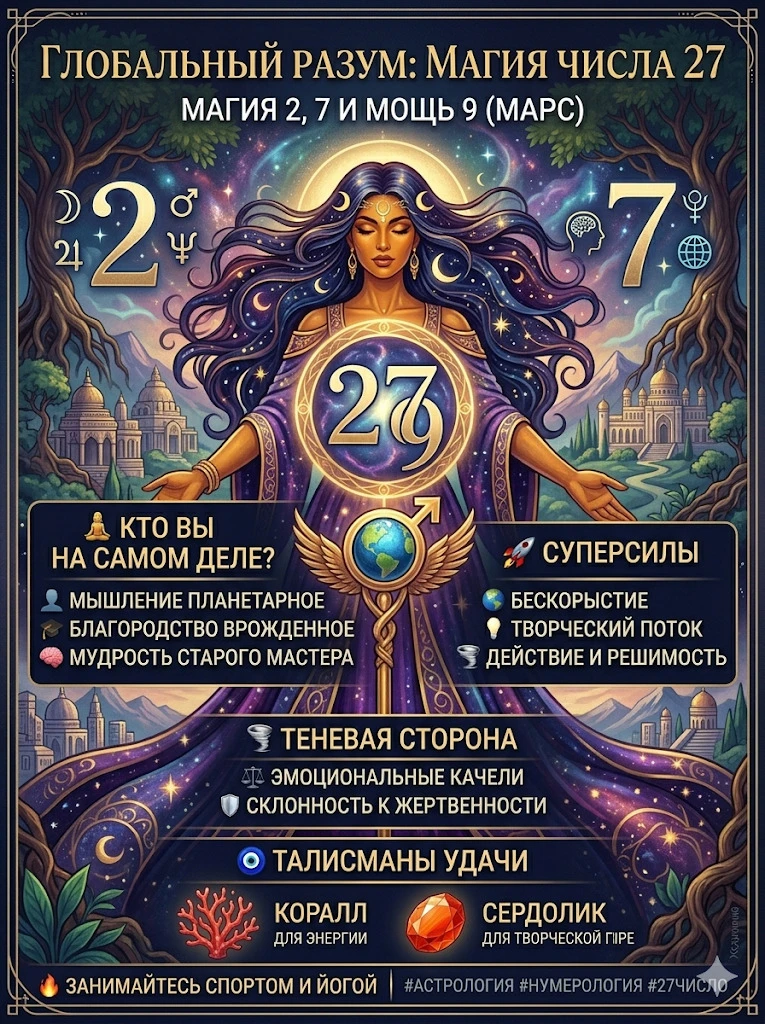 🌎 Глобальный Разум: Магия числа 27