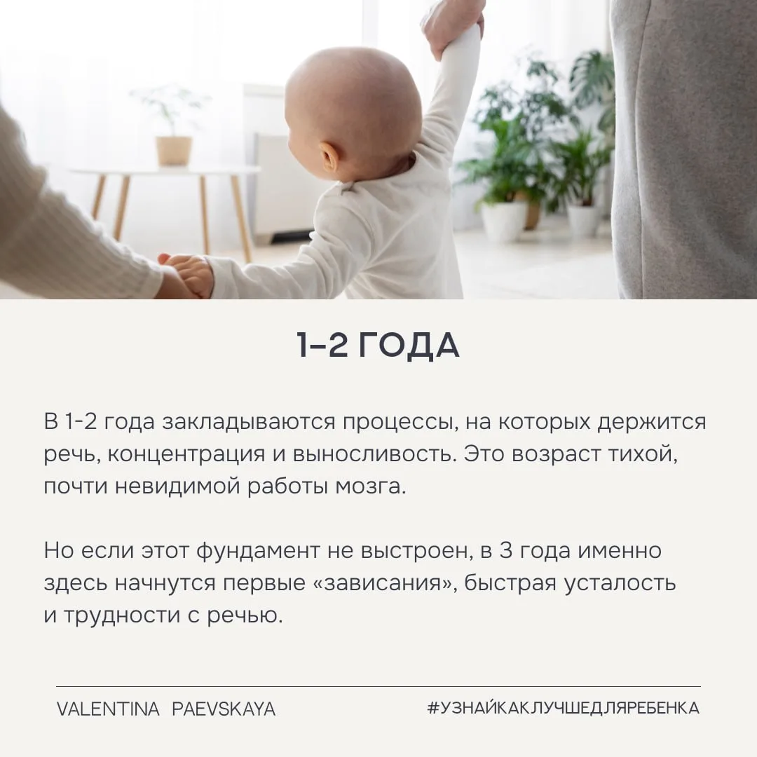Если Вы упустите это в 3 года, догонять 5 лет станет сложнее.