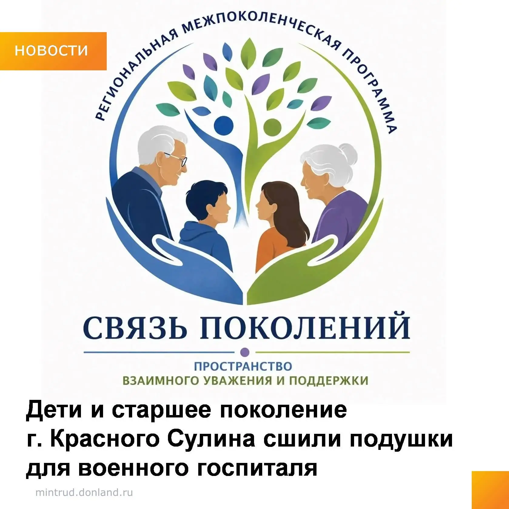 Жители города Красного Сулина участвуют в региональном проекте «Связь поколений: простр...