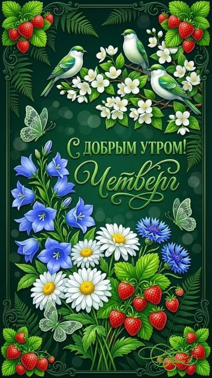 🥰Ставьте реакции и делитесь открыткой с близкими ❤️