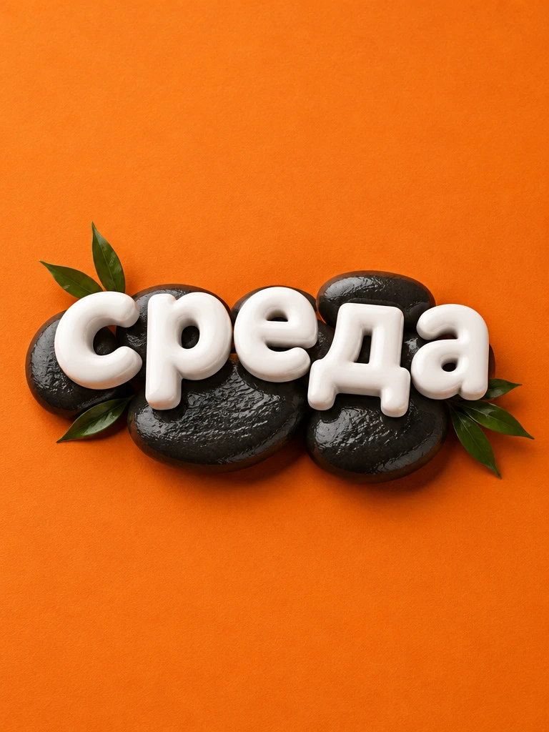 3д типографика